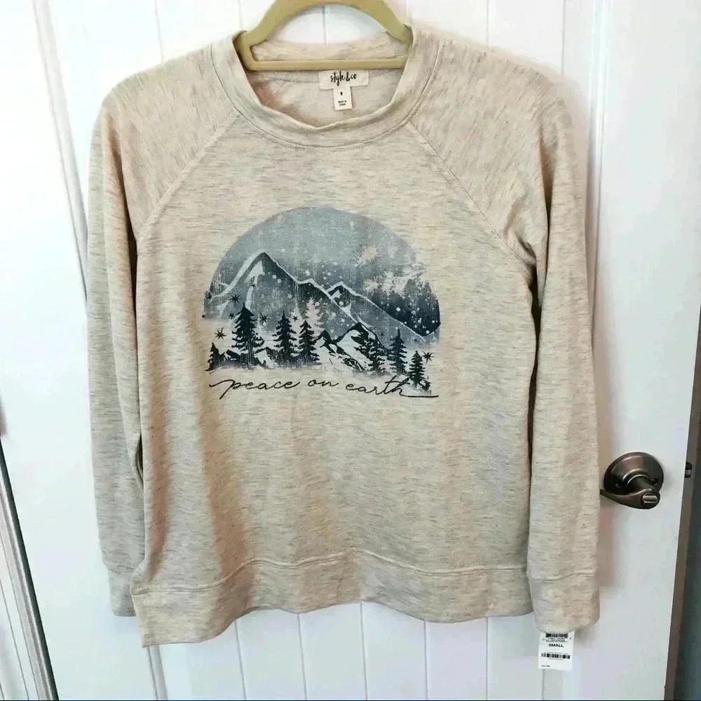 Style & Co long sleeve top